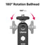 R098 Cold Shoe Monitor Mount 1/4" Rotatable Dual Ballhead Hot Shoe Mount Microphone Fill Light Camera Monitor Swivel Bracket for Sony/Canon/Nikon/Panasonic/Fujifilm