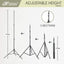 HIFFIN® Studio Background Stand Kit (9ft X 9ft) for Backdrop Photography and Videography, Height Adjustable, Portable and Foldable Stand Kit with Carry Bag