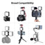 ULANZI VL49 2000mAh LED Video Light 3 Cold Shoe Mounts, Soft Light Panel for DJI OSMO Mobile 3 Pocket Zhiyun Smooth 4 Sony RX100 VIICanon G7X Mark III A6400 6600 GoPro 8 7 6 5 Vlog, Black