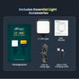 HIFFIN LT-003 Selfie Light with 3000-9000K Adjustable CCT | 3 Light Modes (White/Warm/Natural) | 7W Power, 2000mAh in-Built Battery, USB-C Charging, Portable Size for Phones, Vlogging & Video Making