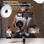 ULANZI TA10 3-Section Magic Articulating Arm with Super Clamp, 360° Adjustable Aluminum Mount with 1/4"-20 Screw for Camera Monitor, LED Light, Microphone, Phone Rig & DSLR Accessories