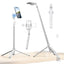 ULANZI TT88 Magnetic Tripod for iPhone , 57" Extendable Selfie Stick w Remote, 2-in-1 Phone Clip & Dual Cold Shoe Mounts-Lightweight Phone Tripod Stand for Vlogging, Travel, Video Recording, White