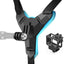 HIFFIN Helmet Chin Strap Mount Housing Cage for Go pro 9,10 Ulazi G9-4 Cold Shoe Mount Compatible with Tripod Selfie Stick