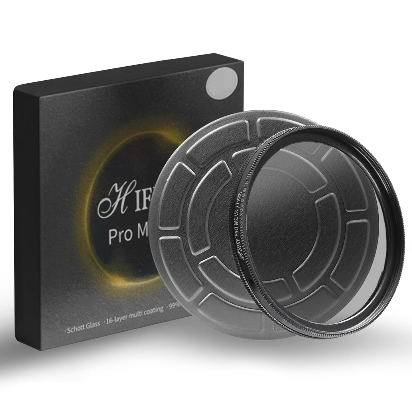 HIFFIN PRO Concept 82mm MC UV Protection Filter, 16 Multi-Layer Coated HD/Waterproof/Scratch Resistant UV Filter with Nanotech Coating, Ultra-Slim UV Filter for Camera Lenses (82mm)