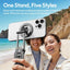 ULANZI SK29 Magnetic Phone Tripod & Foldable Mini Stand with MagSafe Holder, Aluminium Mobile Tripod with 1/4” Screw, UKA & Arca-Swiss Base, Portable Vlogging & Travel Accessory for iPhone 17-12