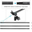 HIFFIN® Portable Background Backdrop Support Stand Kit 9ft Tall Adjustable Photo Backdrop Stand (3 in 1 Background Stand Kit, 3 in 1 Background Stand Kit)