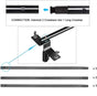 HIFFIN® Portable Background Backdrop Support Stand Kit 9ft Tall Adjustable Photo Backdrop Stand (3 in 1 Background Stand Kit, 3 in 1 Background Stand Kit)