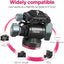 Video Fluid Head for Camera Tripod - U-190 Mini Pan Tilt Head Small Panoramic Ball Head with Arca Swiss Quick Release Plate Lightweight Filming Equipment for DSLR Heavy Duty Travel Tripod