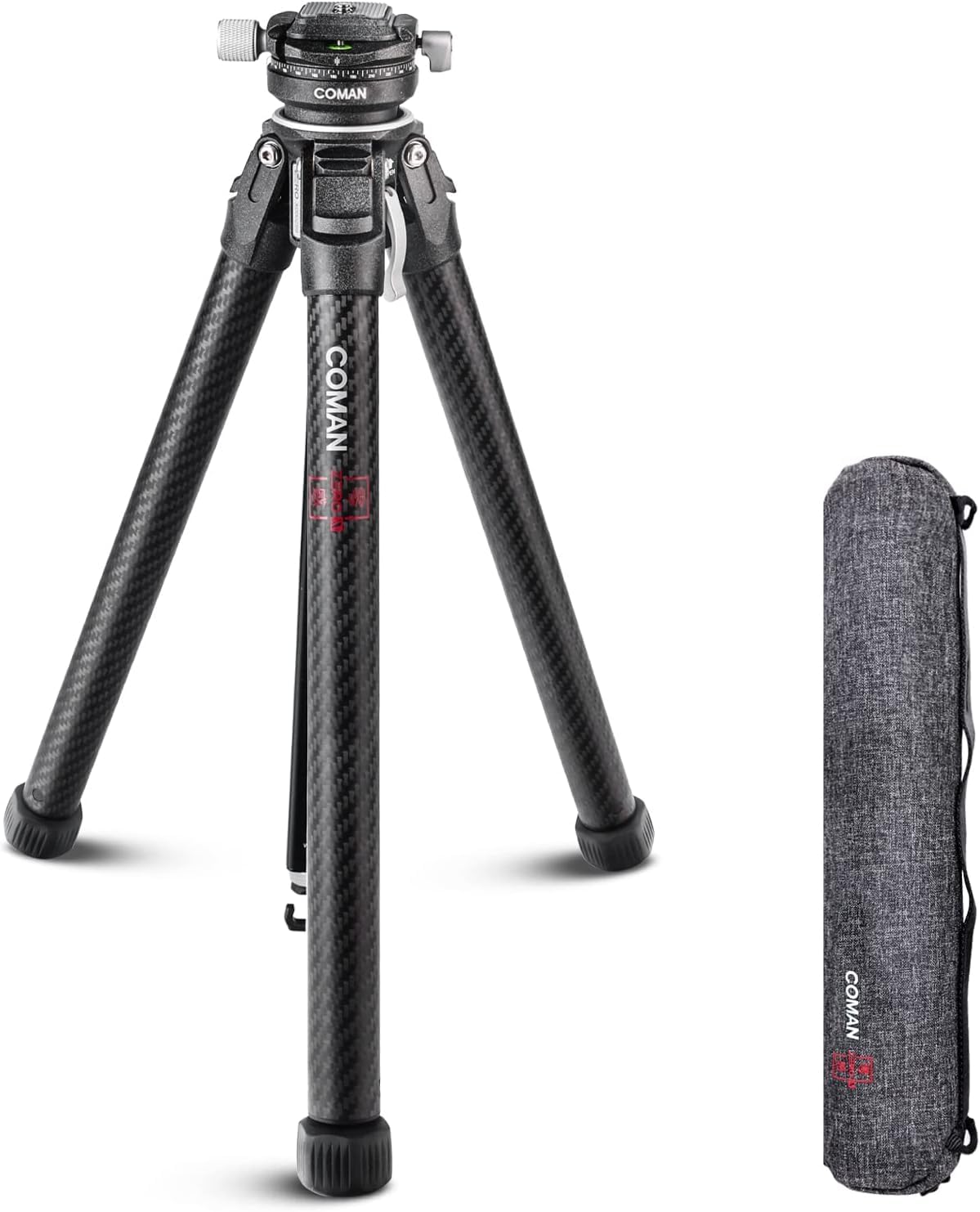 ULANZI Zero X Lightweight Travel Tripod Full Carbon Professional Outdoor Monopod with Panoramic Ball Head Camera