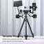 ULANZI MA53 Metal Phone Tripod Mount – Universal Smartphone Adapter with Arca Swiss & Uka Port, Dual Cold Shoe, 360° Rotation Holder for iPhone, Samsung, Vlogging & Video Shooting
