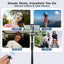 HIFFIN HST-63 Selfie Stick with Tripod Stand – 63 Inches Ultra-Long, Tri-Leg Reinforced Stability, 360° Rotatable Handle, Detachable Bluetooth Remote – Ultimate Gear for Vlogging, Cameras.