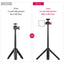 UURig Extendable Phone Camera Tripod, 4 Levels Adjustment 360° Ball Head Cold Shoe Lightweight Portable Vlog Travel Selfie Stick Handle Grip Desktop Webcam Tripod for iPhone DSLR Sony Gopro, Black