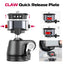ULANZI MT-68 Claw Camera Flexible Tripod, Mini Quick Release Tripod Stand with 1/4'' Screw for Magic Arm, Universal Travel Desktop Selfie Stick for DSLR Compatible with Canon Nikon Sony Cameras Vlog