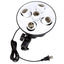 HIFFIN® Set Photography Equipment Kit 50cmx70cm Softbox with 5 in 1 E27 Photo Studio Bulb Holder Base Socket Lamp Bulb Holder Adapter for Photo Video Studio Softbox Video Light - Black