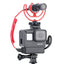 ULANZI V2 Protective Housing Case Vlogging Frame Cage Mount with Microphone Cold Shoe Compatible for GoPro Hero 7 6 5 Vlog Setup Action Camera Accessories