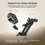 ULANZI HD02 10" Camera Magic Arm Super Clamp Kit with 360° Ball Head,Heavy-Duty Super Clamp,6.6lbs Load, 1/4"-20 & 3/8"-16 Mount, ARRI Pins, NATO Rail Articulating Friction Arm for DSLR/Monitor/Light