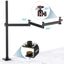 ULANZI Camera Desk Mount Stand with Flexible Arm, Overhead Mount, Articulated Arm with 360° Rotatable Ball Head, Aluminum Desk Mounting Stand for Ring Light/DSLR Camera/Webcam/Panel Light