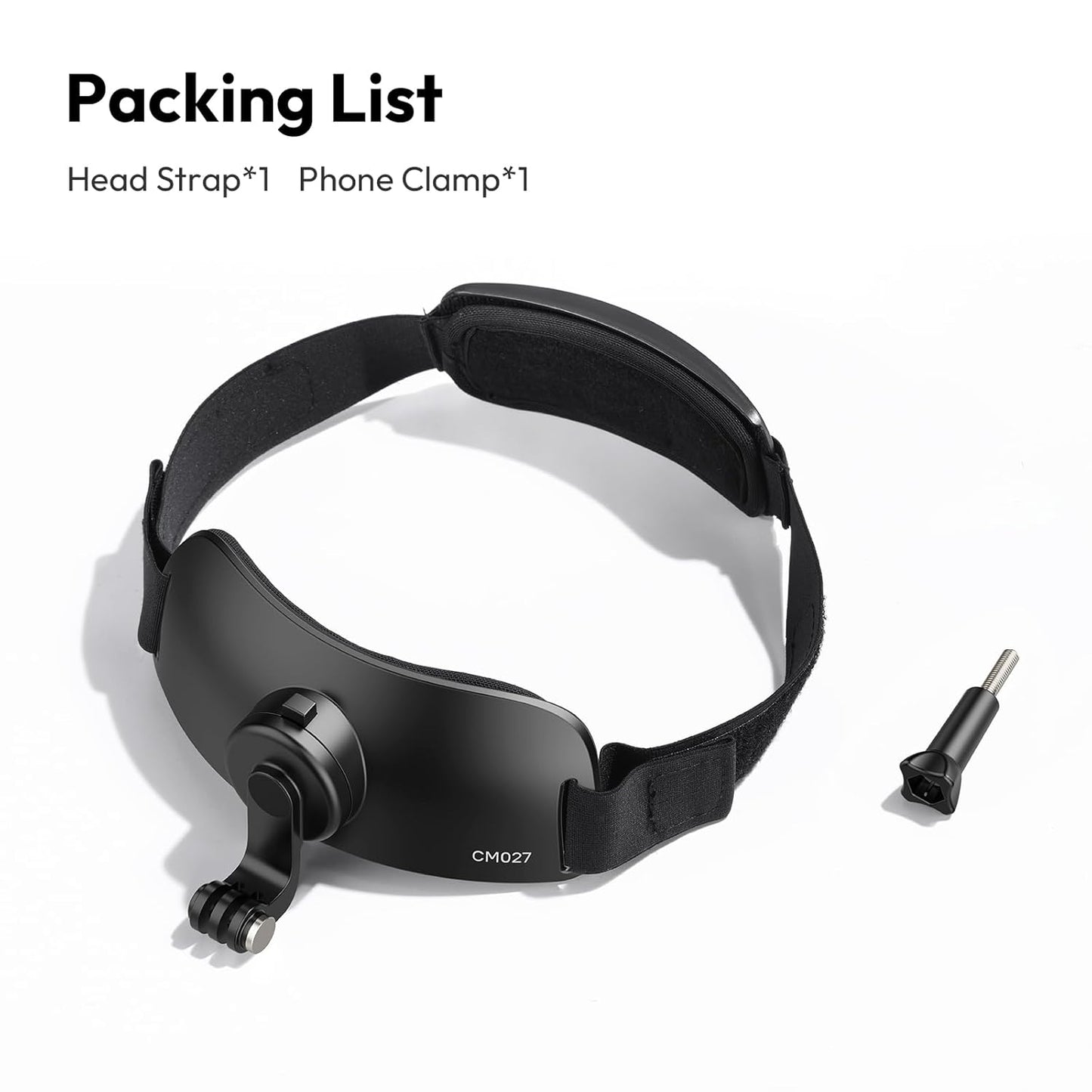 ULANZI CM27 2 in 1 Head Strap Mount for Action Camera - Quick Release Head Mount Set Support Vertical Shots Vlog Video Accessories for Action Camera, Compatible with GoPro Hero 13, 12, 11, 10, 9, 8