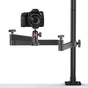 Hiffin Ulanzi R099 Super Clamp Camera Mount with 360° Ball Head | Heavy Duty Aluminum Clamp for GoPro, Insta360, DJI Action Camera, DSLR & LED Light | Bike Handlebar, & Tube Mount with 1/4" Screw