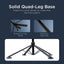 HIFFIN H8 AI-Powered 360° Auto Face Tracking Selfie Stick Tripod | 63-inch/160 cm Long Aluminium Extension Stand for Mobile & Camera | Quad-Leg Stability, Auto Rotation for Vlogging & Shooting