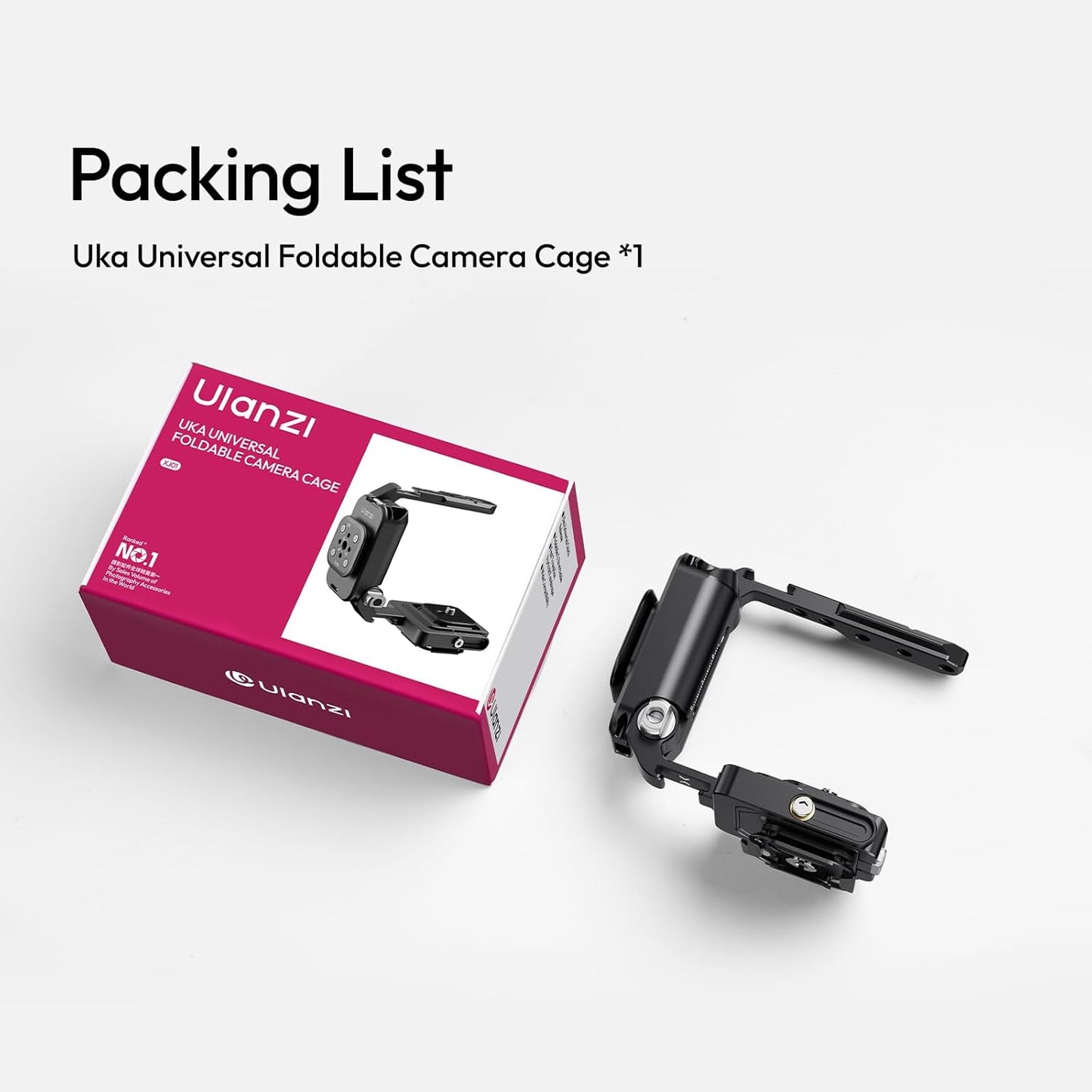 ULANZI XJ01 Uka Universal Foldable Camera Cage