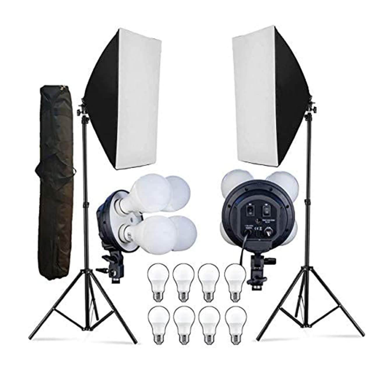 HIFFIN PRO HD Mark 2 Point Studio Lights for Photography and Video Shooting, Continuous Softbox Ligh