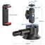 ULANZI SC-01 Suction Mount 3" for Vlogging Action Camera Car Mount w Smartphone Clamp for iPhone 14 13 Pro Max, 1/4" Magic Arm Adapter Mount Desk Suciton Mount for Car Windshield Window