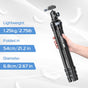 Ulanzi MT-60 Lightweight Camera Tripod, Professional 63.77" Carbon Fiber Travel Tripod with 360°Ball Head, Quick Release Plate for Cameras/DSLR/Projector, Adjustable Height 21.25-63.77 inches