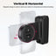 ULANZI Selfie Phone Tripod Mount MA35, 2-in-1 Magnetic & Phone Clip Camera Grip Handle Holder with Detachable Remote Shutter with Cold Shoe Adapter for iPhone 14 15 Samsung Smartphone Video Shooting