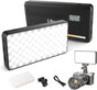 200 LED Video Light ULANZI Camera Light Dimmable 2500K-9000K Bi-Color Temperature, Panel Light with LCD Display CRI 90+Built in 5000mAh Battery lighting for Studio YouTube Interview Vlog