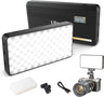 200 LED Video Light ULANZI Camera Light Dimmable 2500K-9000K Bi-Color Temperature, Panel Light with LCD Display CRI 90+Built in 5000mAh Battery lighting for Studio YouTube Interview Vlog