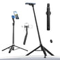 ULANZI TT88 Magnetic Tripod for iPhone 17, 57" Extendable Selfie Stick w Remote, 2-in-1 Phone Clip & Dual Cold Shoe Mounts-Lightweight Phone Tripod Stand for Vlogging, Travel, Video Recording, Black