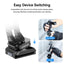 ULANZI MA53 Metal Phone Tripod Mount – Universal Smartphone Adapter with Arca Swiss & Uka Port, Dual Cold Shoe, 360° Rotation Holder for iPhone, Samsung, Vlogging & Video Shooting