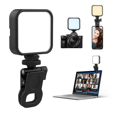 HIFFIN LT-003 Selfie Light with 3000-9000K Adjustable CCT | 3 Light Modes (White/Warm/Natural) | 7W Power, 2000mAh in-Built Battery, USB-C Charging, Portable Size for Phones, Vlogging & Video Making