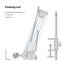 ULANZI TH04 Camera Overhead Tripod Mount, Flexible Microphone Boom Arm Light Stand Mounting Spring-Loaded Design Uka Quick Release Setup 360° Rotatable Ball Head Load Capacity 2kg