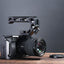 UURig R008 Camera/DSLR Top Handle ARRI Hole Connection Grip for Sony A6400 6300 Camera Cage Metal Low Angle Shots 4 Cold Shoe Mount Microphone 15MM NATO Rail Rod Clamp Tube Hole, Video Film Making