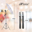 HIFFIN E27 Studio Single Holder Umbrella Lighting Kit for Photography Umbrella White + Light Stand 9
