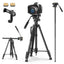 ULANZI VT-02 Metal Camera Tripod | Heavy Duty, Portable & Adjustable Stand for DSLR, Smartphone & Vlogging | Strong, Compact & Travel-Friendly