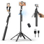 Ulanzi TT23 Auto Face Tracking Tripod for Smartphones, 165cm Cell Phone Selfie Stick, 360° Rotation Tripod with Bluetooth Remote & Gesture Control, Selfie Stick for iPhone/Action Camera