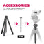 ULANZI Zero F38 Professional Camera Tripod, 62.6" Lightweight Carbon Fiber Camera Tripod with Quick Release 1/4" Screw & 360° Ballhead, for Most Cameras/DSLR/Projector, Weight 2.4lbs, Maxload 39.6lbs