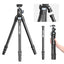 Ulanzi MT-60 Lightweight Camera Tripod, Professional 63.77" Carbon Fiber Travel Tripod with 360°Ball Head, Quick Release Plate for Cameras/DSLR/Projector, Adjustable Height 21.25-63.77 inches