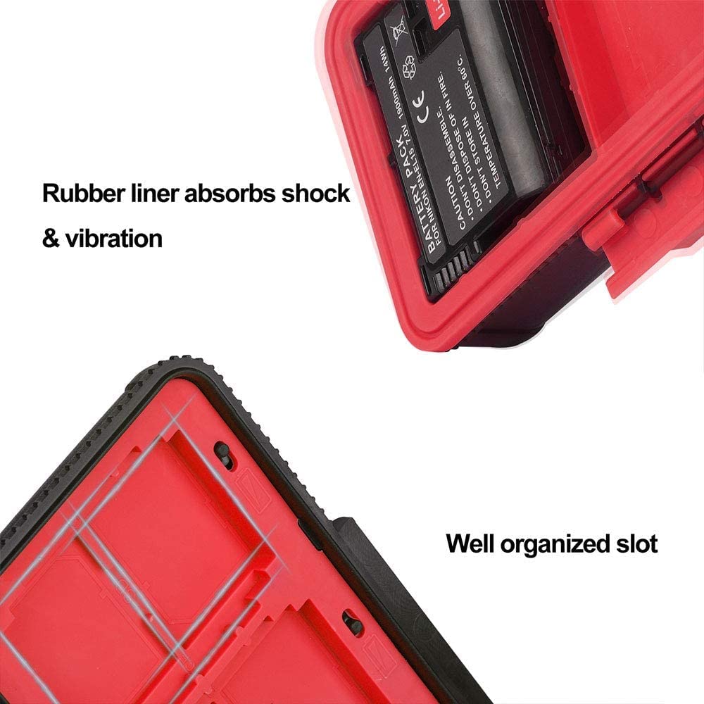HIFFIN® D950 Battery Memory Card Protective Protector Case Box for SD CF XQD Memory Card Camera Battery AA Battery