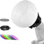 HIFFIN D25 Professional Flash Accessories Kit Universally Compatible | Flash Diffuser | Bounce | Grid| Gel | Grip & Sphere (3 in 1 Mount Adapter)