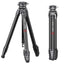 ULANZI Zero Y Professional Camera Tripod, Lightweight Travel Carbon Fiber Camera Tripod with Quick Release 1/4" Screw & 360° Ballhead, for Most Cameras/DSLR/Projector, Weight 2lb, Maxload 39lb, Black
