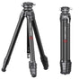 ULANZI Zero Y Professional Camera Tripod, Lightweight Travel Carbon Fiber Camera Tripod with Quick Release 1/4" Screw & 360° Ballhead, for Most Cameras/DSLR/Projector, Weight 2lb, Maxload 39lb, Black