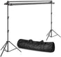 HIFFIN® Portable Background Backdrop Support Stand Kit 9ft Tall Adjustable Photo Backdrop Stand (3 in 1 Background Stand Kit, 3 in 1 Background Stand Kit)