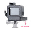 ULANZI V2 Protective Housing Case Vlogging Frame Cage Mount with Microphone Cold Shoe Compatible for GoPro Hero 7 6 5 Vlog Setup Action Camera Accessories