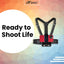 Hiffin Mobile Phone Chest Strap Mount Go Pro Chest Harness Holder for VLOG/POV Compatible with All Cell Phones and Go Pro Hero 9, 8, 7, 6, 5,OSMO Action, AKASO and Other Action Camera