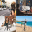 ULANZI MT-34 Extendable Pole Tripod, Selfie Stick with 2 in 1 Phone Clamp, Handle Grip 1/4" Universal Screw, Compatible iPhone 11 Pro Max XS Max X 8 7 Samsung Canon Nikon Sony Cameras, Black