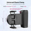 ULANZI Selfie Phone Tripod Mount MA35, 2-in-1 Magnetic & Phone Clip Camera Grip Handle Holder with Detachable Remote Shutter with Cold Shoe Adapter for iPhone 14 15 Samsung Smartphone Video Shooting